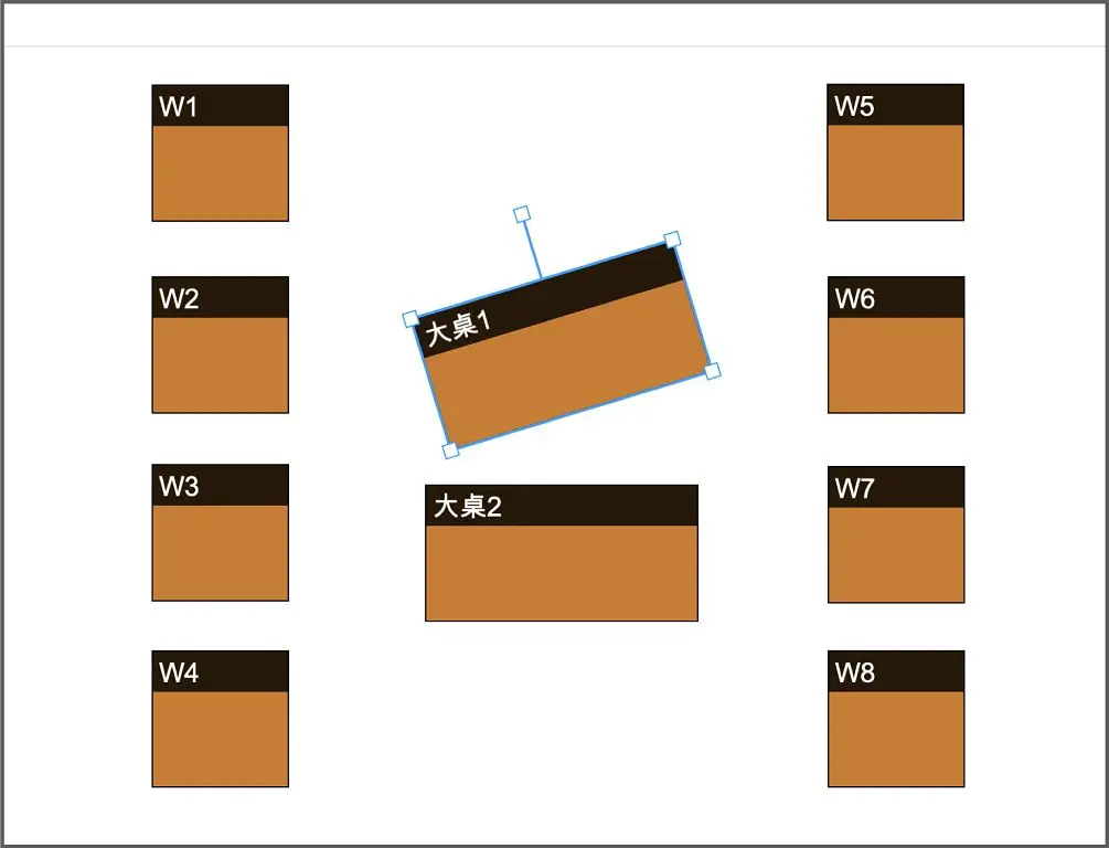 桌位可依現場擺設